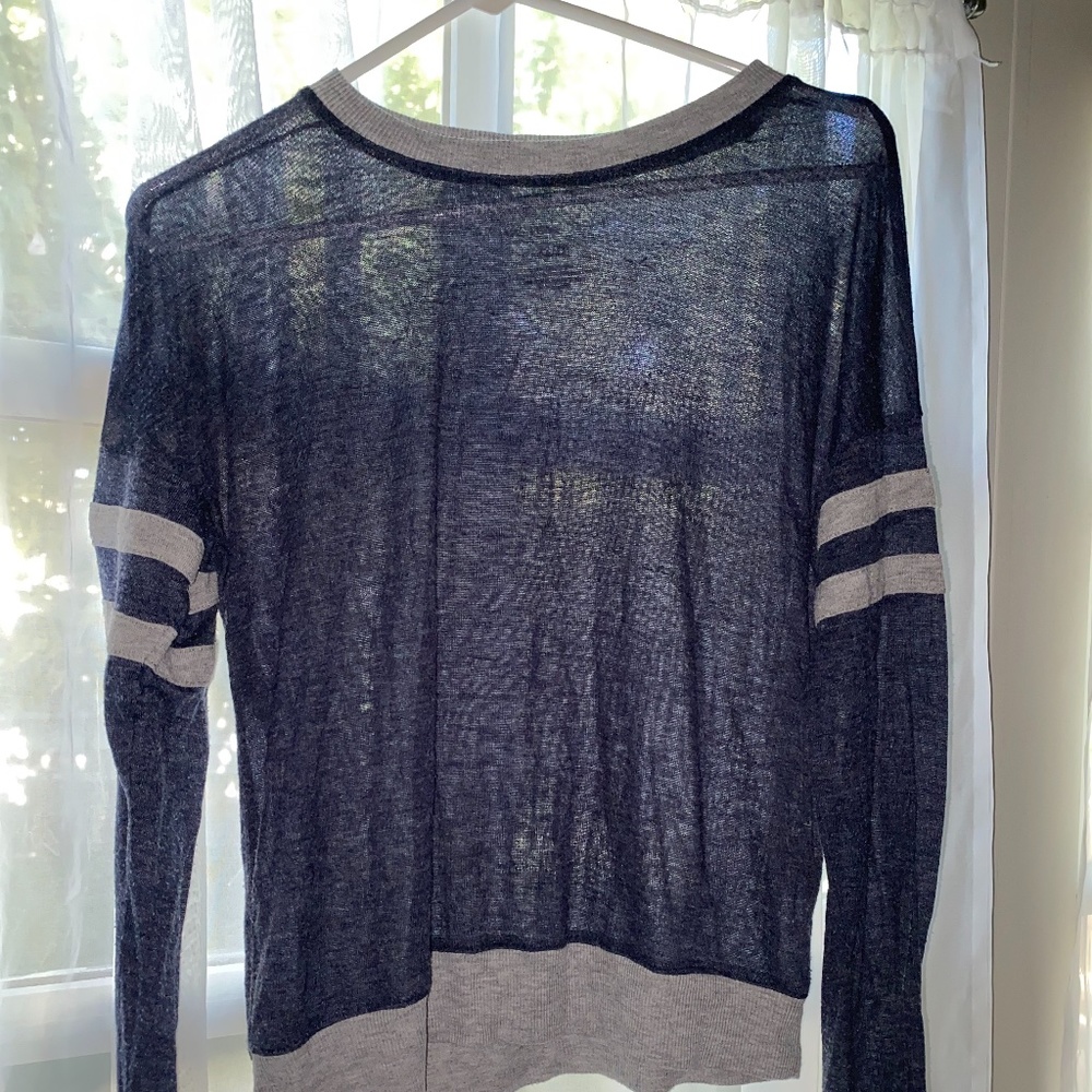 See Through Long Sleeve Top